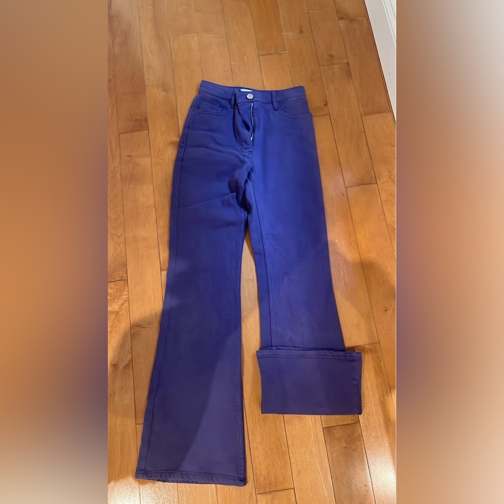 Wilfred Purple Flare Pants with Boot Cut ( aritza)